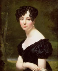 Porträt der Baronin Pontalba, 1841